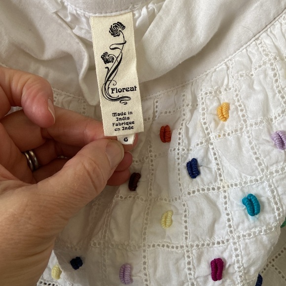 Vintage Floreat Polka Dot Skirt from Anthropologie sz6 - Picture 5 of 8